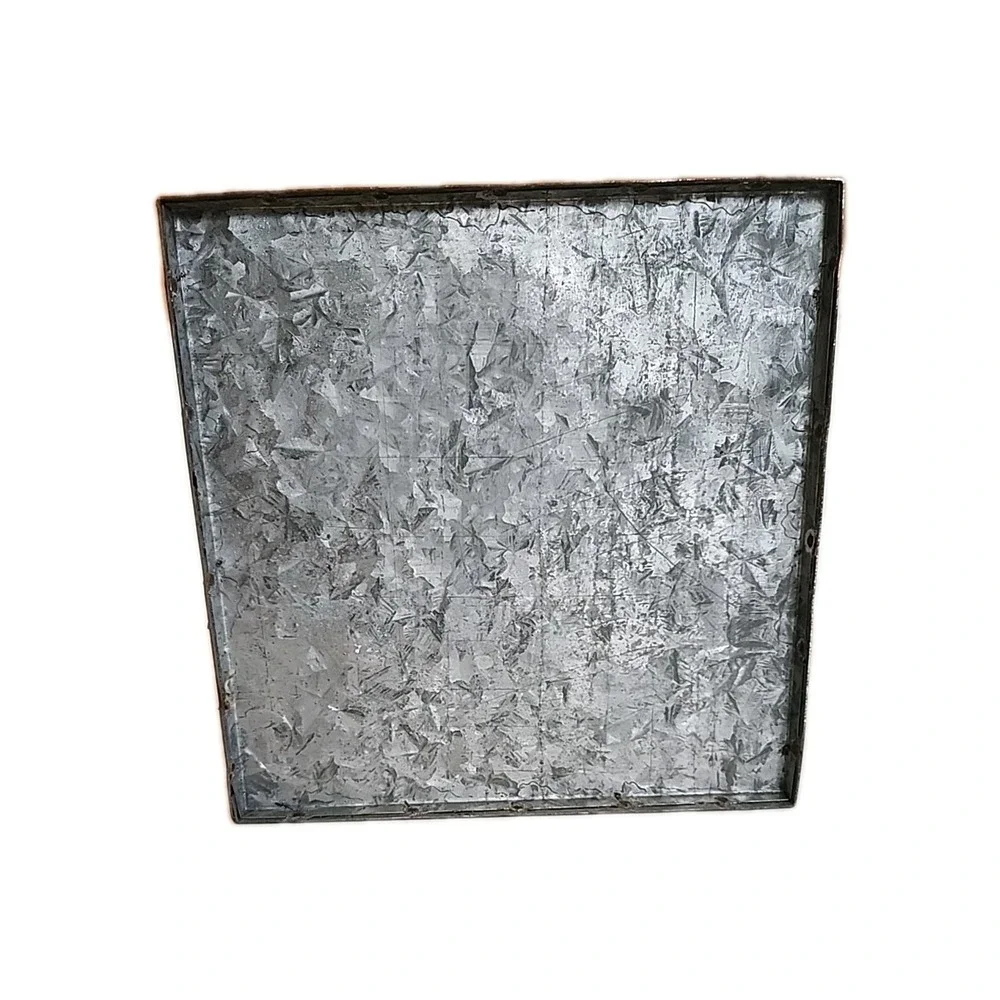 VTG Milk Box Galvanized Metal Front Porch Primitive Decor Oneonta NY